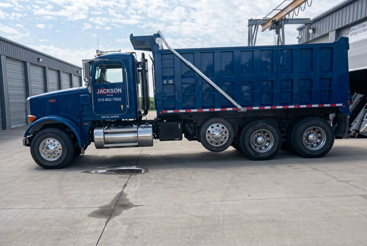 Jackson Hauling dump truck